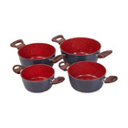 Jogo Panela Caçarola Nano Cerâmica Antiaderente Tv 16 A 22cm