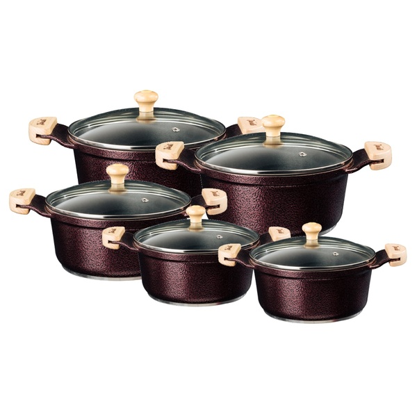 Jogo Panela Cereja Antiaderente Titanium Javali Am 16 A 24cm