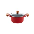 Jogo Panela Vermelha Antiaderente Cerâmica Javali Am 26 A 30