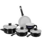 Jogo Panelas Alumínio 5 Peças Quebec - Tramontina - Preto