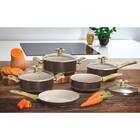Jogo Panelas Alumínio 5 Peças Tonalite - Tramontina - Marrom