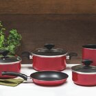 Jogo Panelas Alumínio Antiaderente Starflon T3 5 Peças