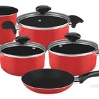 Jogo Panelas Alumínio Antiaderente Starflon T3 5 Peças