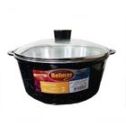 Jogo Panelas Alumínio Batido Fundido Preto Pigmentado Belmar