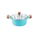 Jogo Panelas Azul Alumínio Fundido Usinado Javali Am16a24