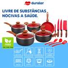 Jogo Panelas Cerâmica Antiaderente Indução 12 Peças Duralar