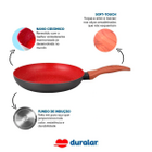 Jogo Panelas Cerâmica Antiaderente Indução 12 Peças Duralar