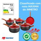 Jogo Panelas Cerâmica Antiaderente Indução 8 Peças Duralar