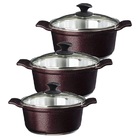 Jogo Panelas Cereja Alumínio Fundido Usinado Javali Aa26a30