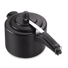 Jogo Panelas Maxxima Antiaderente 6 Pçs Preta Tampa Vidro 118