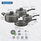 Jogo Panelas Tramontina Paris Texture Alumínio Antiaderente S