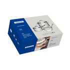 Jogo Panelas Tramontina Solar Aço Inox Fundo Triplo 3 Peças