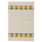 Jogo Pano De Copa Abacaxi 03 Peças 42x63 - Teka - Amarelo / B