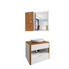 Jogo Para Banheiro Roberta Branco Naturalle