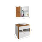 Jogo Para Banheiro Roberta Branco Naturalle