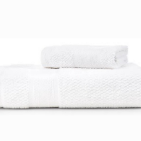 Jogo Para Banho E Rosto 2 Peças Empire Branco