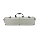 Jogo Para Churrasco 3 Peças Inox Com Maleta Ac19147 Mimo