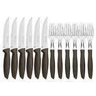 Jogo Para Churrasco Jumbo Tramontina Plenus Com Lâminas Em Aç