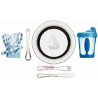 Jogo Para Crianca Barquinho Le Petit Inox E Azul 6 Pçs