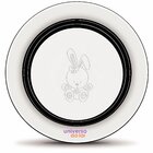 Jogo Para Crianca Coelhinho Le Petit Inox E Rosa 6 Pçs