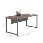 Jogo Para Escitório North Nogueria Preto