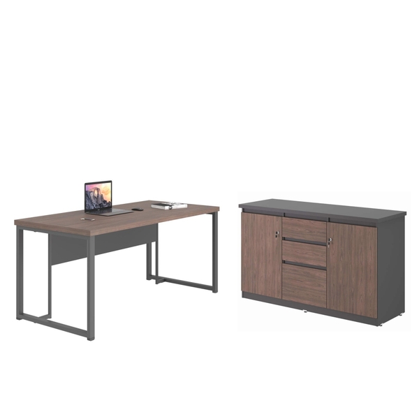 Jogo Para Escitório North Nogueria Preto