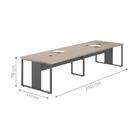 Jogo Para Escitório Real Nogueria Preto