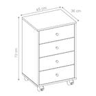 Jogo Para Escritório Escrivaninha E Livreiro Debora Nogal