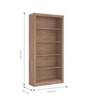 Jogo Para Escritório Escrivaninha E Livreiro Debora Nogal