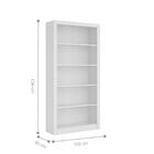 Jogo Para Escritório Escrivaninha E Livreiro Harmonia Branco