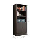 Jogo Para Escritorio Mesa E Estante Lagos Preto Fosco