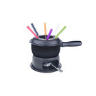 Jogo Para Fondue Em Inox Brinox 1 25l 11 Peças Preto