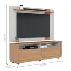 Jogo Para Sala De Estar Afrodite Off-white Freijo Mix