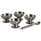 Jogo Para Sorvete Lorena 5 Peças Inox - Meridional