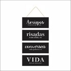 Jogo Placas C/ Corda 4 Pçs Amigos