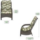 Jogo Poltronas Com Mesa Jardim Varanda Área Externa Descanso