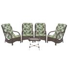 Jogo Poltronas Com Mesa Varanda Jardim Área Sacada Descanso A