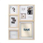 Jogo Porta Retrato Parede Mdf Memories C/5 Unidades