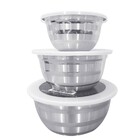 Jogo Pote Aço Inox C/tampa Plástica 3pcs Niazitex