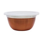 Jogo Pote Aço Inox C/tampa Plástica Cobre 3pcs Niazitex