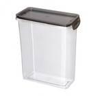 Jogo Pote Hermético Trava Mais Acrílico Cristal 1,9l E 3l - P