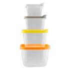 Jogo Pote Plastico Conect Sortido Plasutil 4pcs