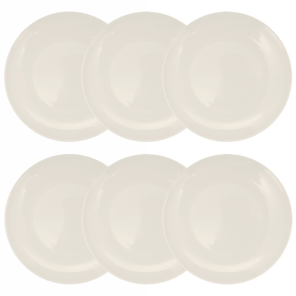 Jogo Prato De Refeição Melamine Plaza Premium 25cm 6 Unidades