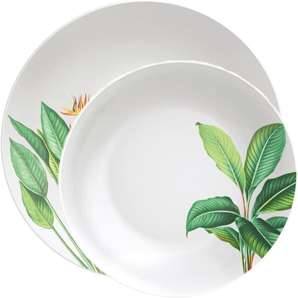 Jogo Pratos Raso Fundo 4 Pessoas 8pçs Graziela Tramontina