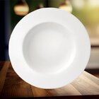 Jogo Pratos Raso Fundo Sobremesa 4 Pessoas 12 Pçs Aba Larga