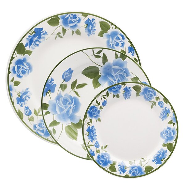 Jogo Pratos Rasos Fundos E Sobremesa 18 Peças Biona Alice Oxf