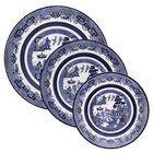 Jogo Pratos Rasos Fundos E Sobremesa 18 Peças Blue Willow Oxf