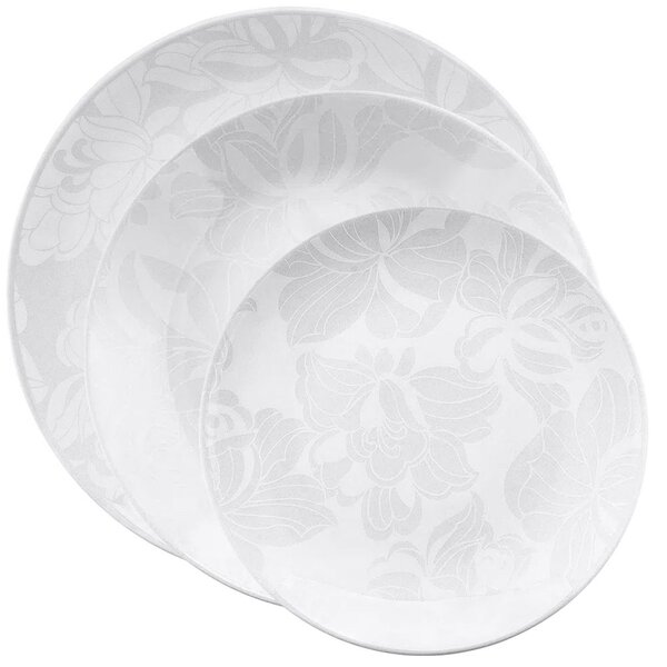 Jogo Pratos Rasos Fundos E Sobremesa 18 Peças Coup Blanc Oxfo