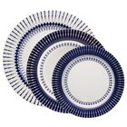 Jogo Pratos Rasos Fundos E Sobremesa 24 Peças Biona Colb Oxfo