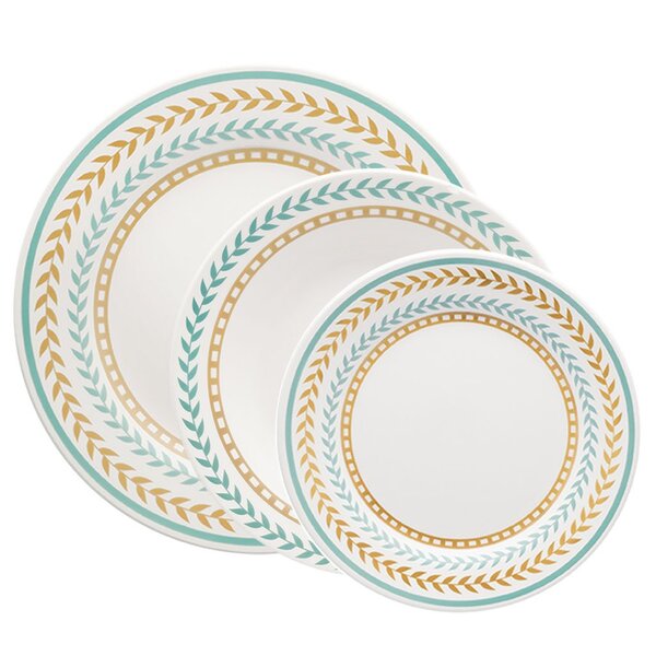 Jogo Pratos Rasos Fundos E Sobremesa 24 Peças Donna Louros Ox